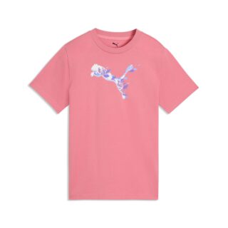 PUMA T-Shirt "GRAPHIC FLORAL CAT TEE G" Regular Fit, für Jugendliche, Rundhalsausschnitt