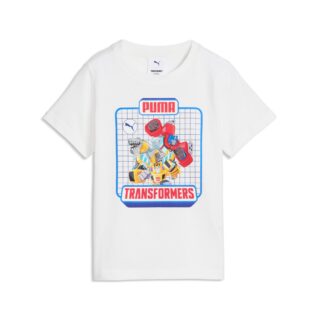 PUMA T-Shirt "X TRANSFORMERS GRAPHIC TEE" für Kinder, Regular Fit, normale Länge, Kurzarmdesign, unifarben