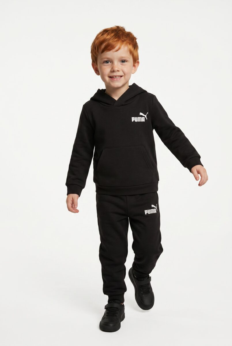 PUMA Trainingsanzug "MINICATS LOUNGEWEAR SET TR INF" 2 tlg. mit Kapuze