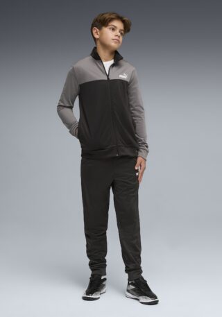 PUMA Trainingsanzug "POLY COLORBLOCK SUIT B" 2 tlg. ohne Kapuze