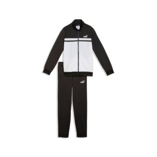 PUMA Trainingsanzug "POLY COLORBLOCK SUIT B" 2 zweiteiliges Set, mit Reißverschluss am Oberteil, aus Polyester