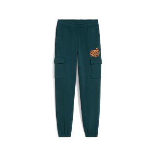 PUMA Trainingshose "MID90S CARGO SWEATPANTS FL B" sportlicher Stil, mit Leistentasche, aus Baumwollmischung