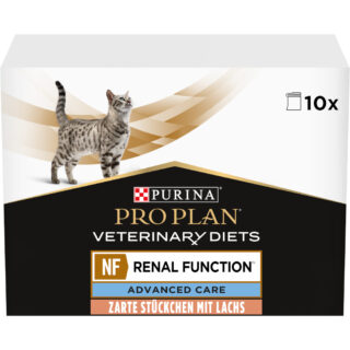PURINA PRO PLAN Veterinary Diets Feline NF Advanced Care Lachs - 10 x 85 g