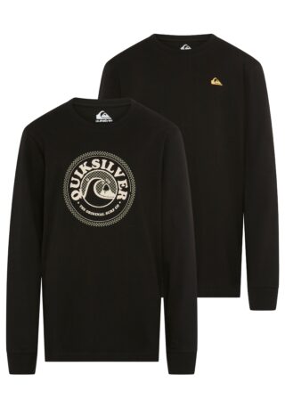 Quiksilver Longsleeve "POST IT MININOON LS PACK YTH" 2 tlg. 2er-Pack, Langarm-Design, sportlicher Stil, aus Baumwolle