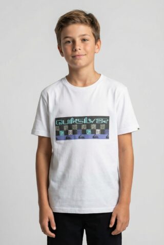 Quiksilver T-Shirt "NEXT GEN SHORT SLEEVE" Kurzarm-Design, für Kinder von 10 bis 16 Jahren, aus Baumwolle