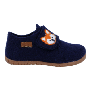 Richter Hausschuh "Filzi (Felt)" Klettschuh mit Aufnäher, Größenschablone zum Download