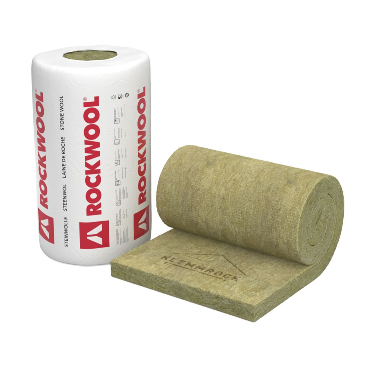 Rockwool Dämmfilz 'Klemmrock 035' 300 x 100 x 16 cm