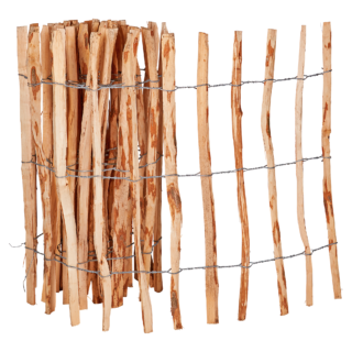Rollzaun haselnussfarben 500 x 80 cm