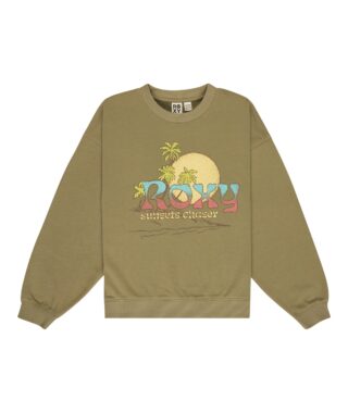 Roxy Sweatshirt "LINEUP CREW RG TERRY", aus Baumwolle und Polyester, sportlicher Stil, in den Größen 10 bis 16