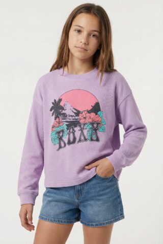 Roxy T-Shirt "EASTSIDE MIDWEIGHT RG" für Kinder von 10 bis 16 Jahren, aus Baumwolle und Polyester