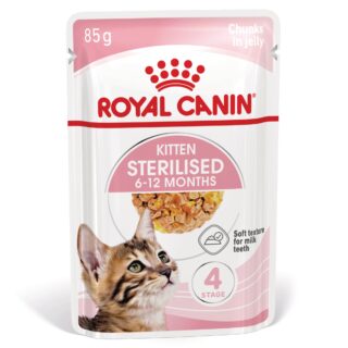Royal Canin Sterilized Kitten in Gelee - 12 x 85 g