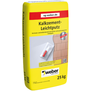 Saint-Gobain Weber Kalkzement-Leichtputz 25 kg
