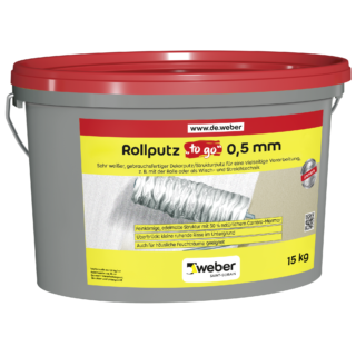 Saint-Gobain Weber Rollputz 'to go' 15 kg