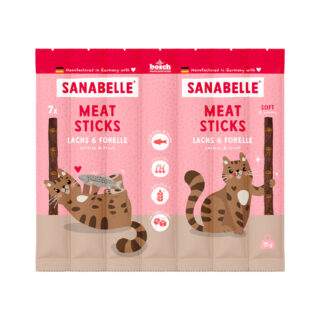 Sanabelle Meat Sticks - 35 g Lamm & Katzenminze