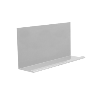 Sarei Winkelblech silbern 200 x 15,5 cm