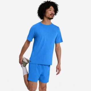 Saucony Stopwatch Short Sleeve Gr. M Blau Herren