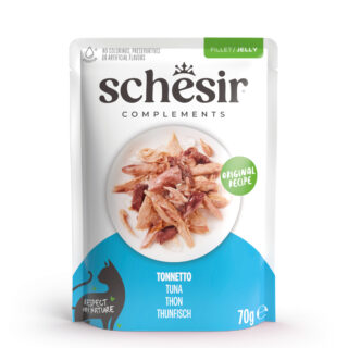 Schesir Complements Filet in Gelee 12 x 70 g - Thunfisch