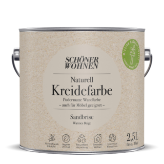 Schöner Wohnen Farbe Kreidefarbe Naturell 'Sandbrise' beige matt 2,5 l