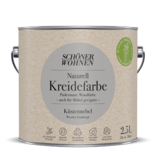 Schöner Wohnen Farbe Naturell Kreidefarbe 'Küstennebel' matt 2,5 l