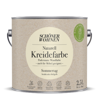 Schöner Wohnen Farbe Naturell Kreidefarbe 'Sommertag' hellgelb matt 2,5 l