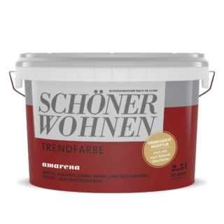 Schöner Wohnen Farbe Trendfarbe 'Amarena' kirschrot matt 2,5 l