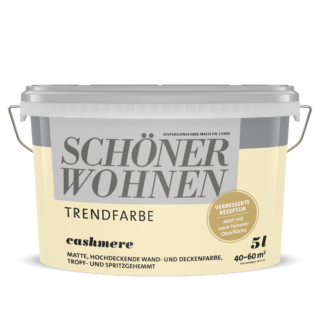 Schöner Wohnen Farbe Trendfarbe 'Cashmere' beige matt 5 l