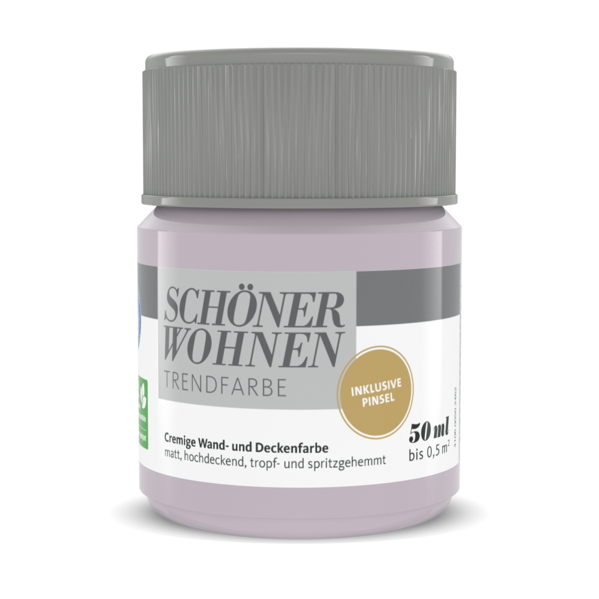 Schöner Wohnen Farbe Trendfarbe 'Donut' pasteliges lila matt 50 ml
