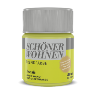 Schöner Wohnen Farbe Trendfarbe 'Fresh' apfelgrün matt 50 ml