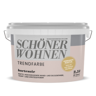 Schöner Wohnen Farbe Trendfarbe 'Hortensie' altrosa matt 2,5 l