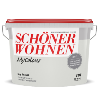Schöner Wohnen Farbe Wandfarbe my colour 'my fossil' beigegrau matt 10 l