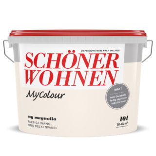 Schöner Wohnen Farbe Wandfarbe my colour 'my magnolia' hellbeige matt 10 l