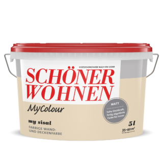 Schöner Wohnen Farbe Wandfarbe my colour 'my sisal' beige matt 5 l