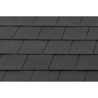 SKAN HOLZ Bitumen-Dachschindeln schwarz 30 x 100 cm
