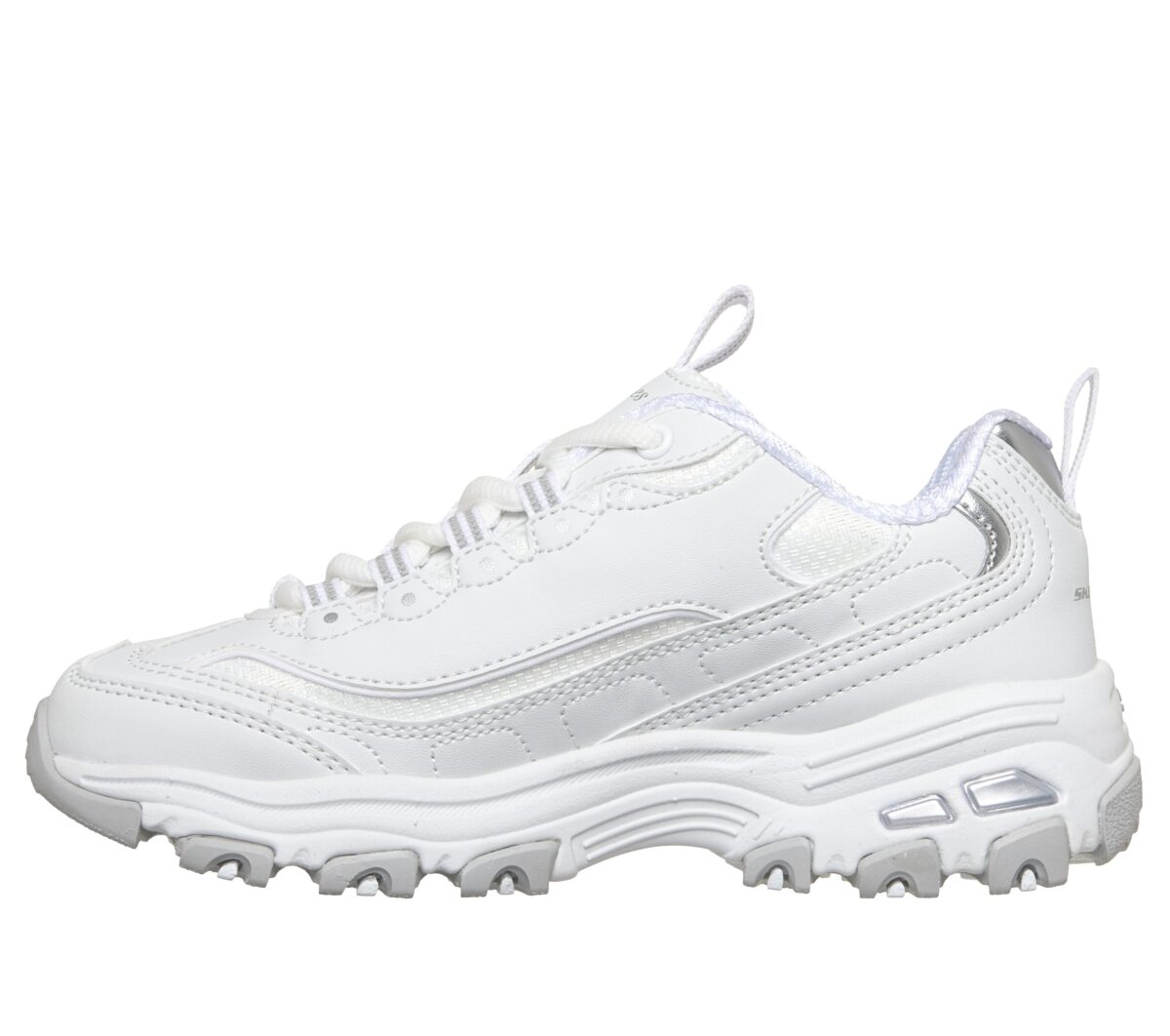 Skechers Plateausneaker "DLITES" Schnürschuh, mit Memory Foam, Größenschablone zum Download