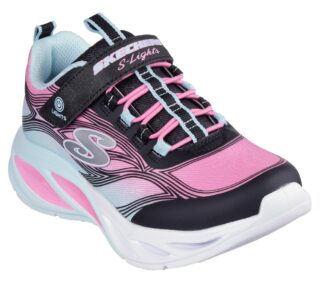 Skechers Sneaker "COSMIC GLOW LIGHTS" Klettschuh mit Glitzer, Größenschablone zum Download
