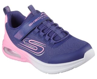 Skechers Sneaker "MICROSPEC MAX ADVANCE", Slip-OnSneaker, Klettverschluss,S-Logo, Größenschablone zum Download