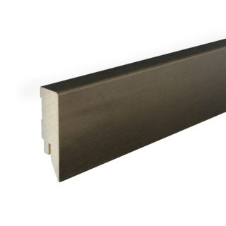 Sockelleiste 'Topline' Bronzeoptik 2500 x 58 x 16 mm