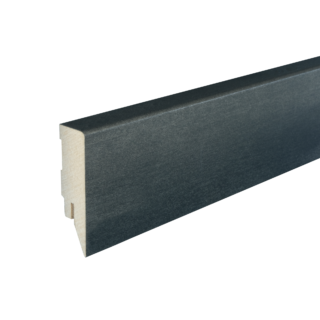 Sockelleiste 'Topline' Stahloptik 2500 x 58 x 16 mm