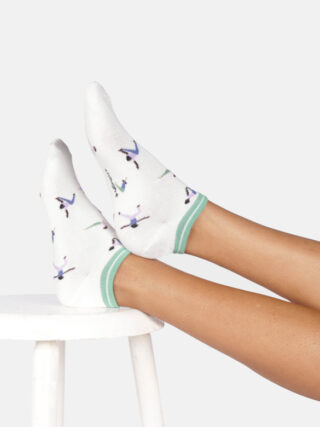 Socken Modell: Yoga Poses