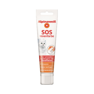 SOS-Innenfarbe 'Alpinaweiß' weiß matt 100 ml