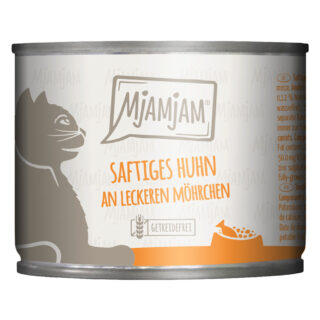 Sparpaket MjAMjAM 24 x 200 g - herzhaftes Wild & Kaninchen an fruchtigen Heidelbeeren