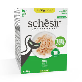 Sparpaket Schesir Complements Filet in Gelee 24 x 70 g - Thunfisch