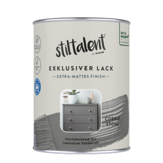 Stiltalent Lack 'cobble stone' Extra-matt 0,5 l