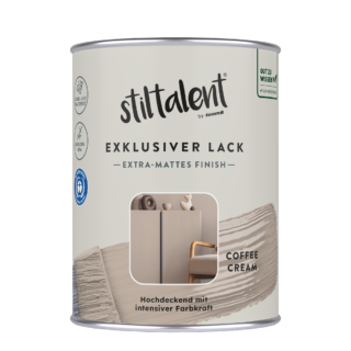 Stiltalent Lack 'coffee cream' Extra-matt 0,5 l