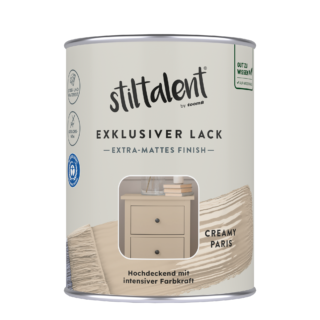 Stiltalent Lack 'creamy paris' Extra-matt 0,5 l