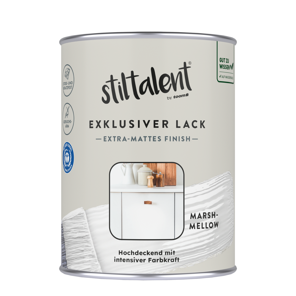 Stiltalent Lack 'marshmellow' Extra-matt 0,5 l
