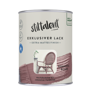 Stiltalent Lack 'romantic blush' Extra-matt 0,5 l