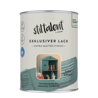 Stiltalent Lack 'sage green' Extra-matt 0,5 l