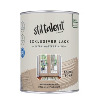 Stiltalent Lack 'toffeebomb' Extra-matt 0,5 l
