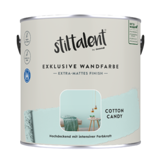 Stiltalent Wandfarbe 'cotton candy' matt 2,5 l